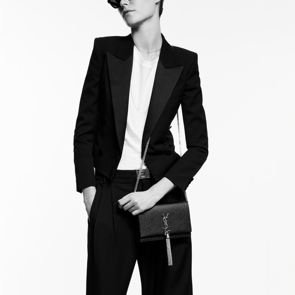 Ysl Saint Laurent Kate Tassel Chain Wallet - Picture 11 of 12